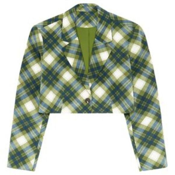 WEWOREWHAT Boxy Cropped Blazer - Picture 13 of 13